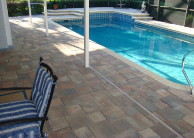 Custom Paver Poolside Patio