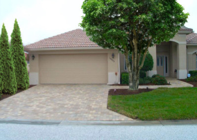 Custom Paver Driveway, Walkway & Entry