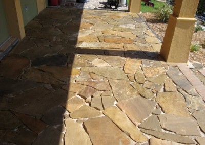 Custom Stone Patio and Walkway